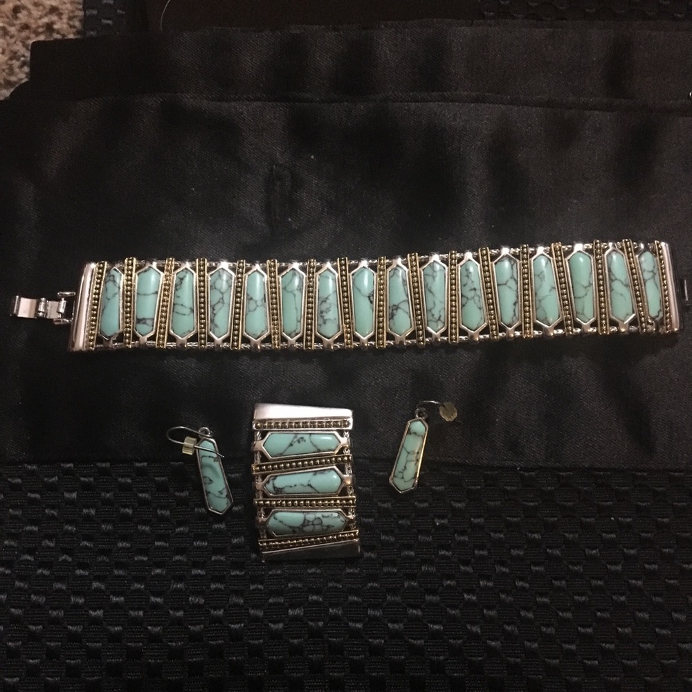 Lia Sophia turquoise set